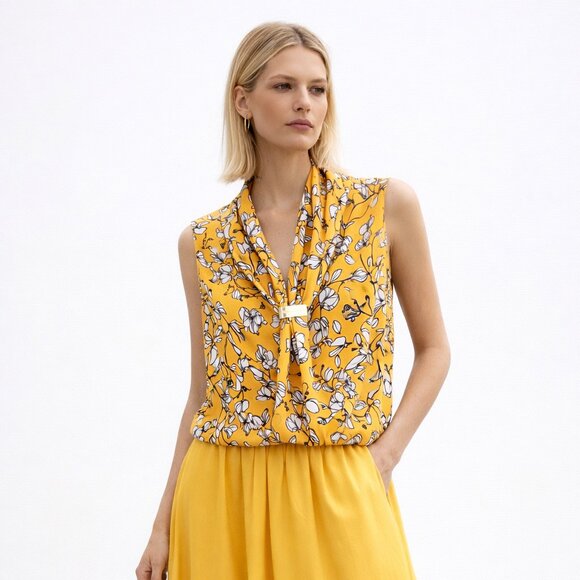 Adrienne Vittadini Tops - Adrienne Vittadini sleeveless printed blouse,